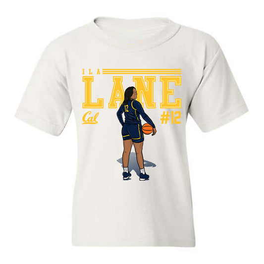 UC Berkeley - NCAA Women's Basketball : Ila Lane - Youth T-Shirt Individual Caricature