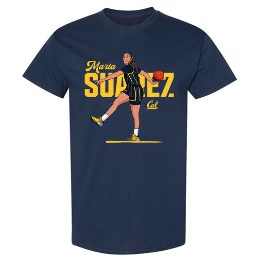 UC Berkeley - NCAA Women's Basketball : Marta Suarez - T-Shirt Individual Caricature