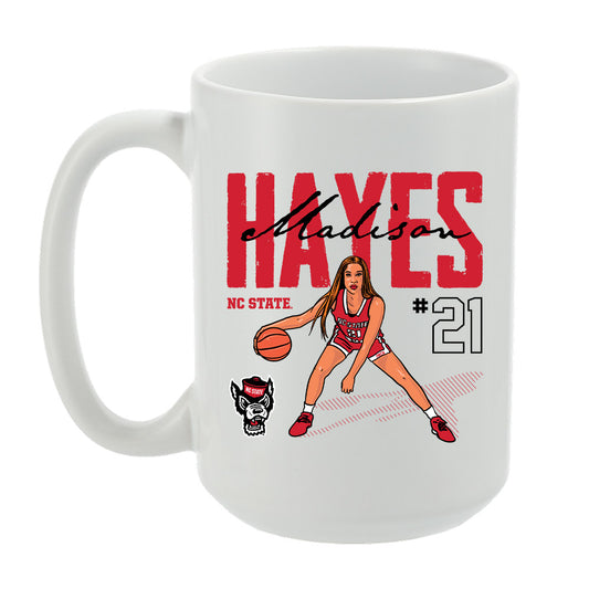 NC State - NCAA Women's Basketball : Madison Hayes - Mug Individual Caricature