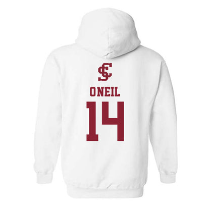 SCU - NCAA Men's Basketball : Johnny O'Neil - Hooded Sweatshirt Classic Shersey