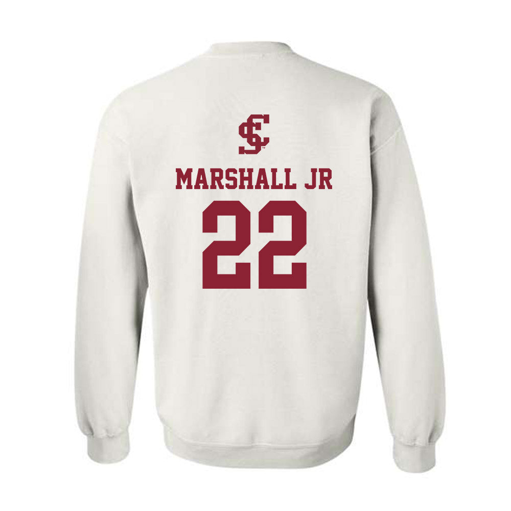 SCU - NCAA Men's Basketball : Carlos Marshall Jr - Crewneck Sweatshirt Classic Shersey