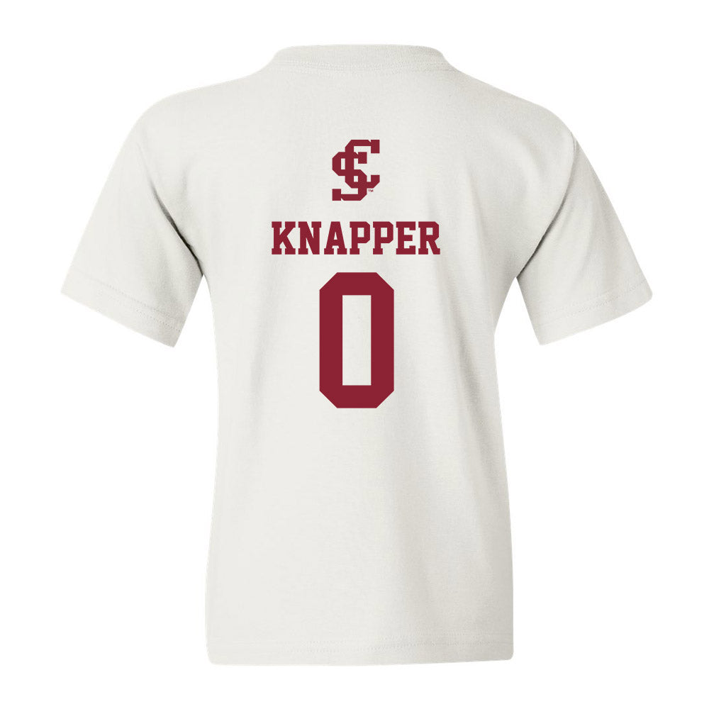 SCU - NCAA Men's Basketball : Brenton Knapper - Youth T-Shirt Classic Shersey