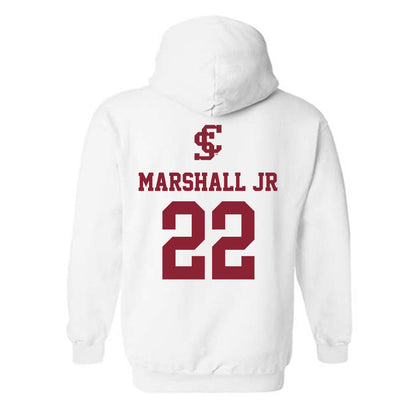 SCU - NCAA Men's Basketball : Carlos Marshall Jr - Hooded Sweatshirt Classic Shersey