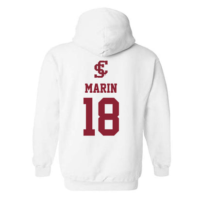 SCU - NCAA Men's Soccer : Eduardo Marin - Hooded Sweatshirt Classic Shersey