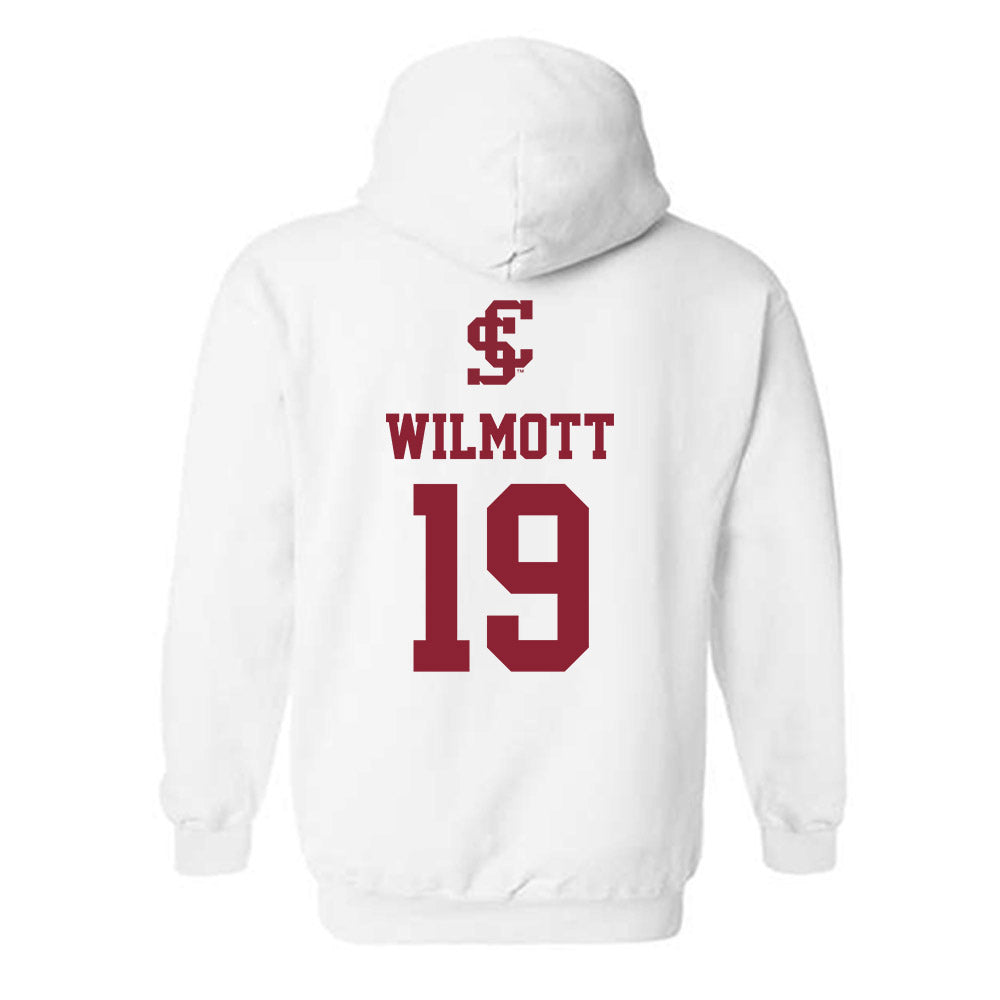 SCU - NCAA Men's Soccer : Aidan Wilmott - Hooded Sweatshirt Classic Shersey