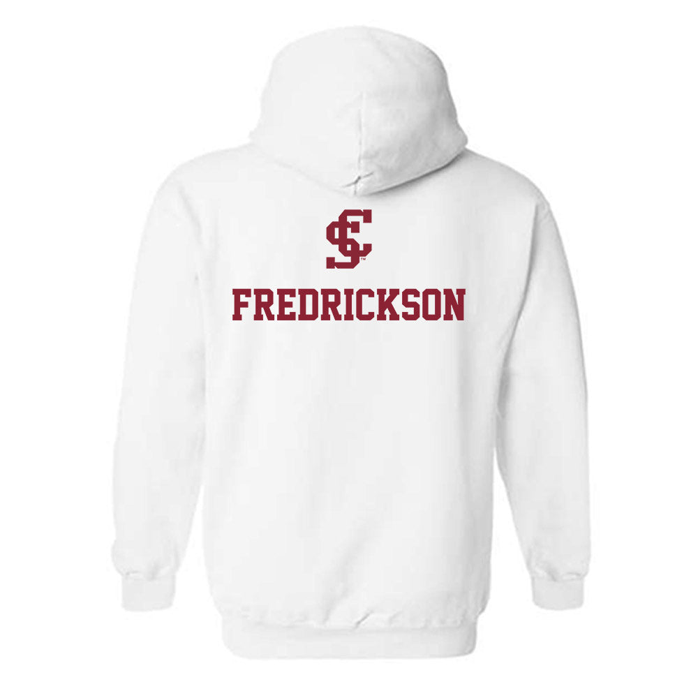 SCU - NCAA Women's Water Polo : Elle Fredrickson - Hooded Sweatshirt Classic Shersey