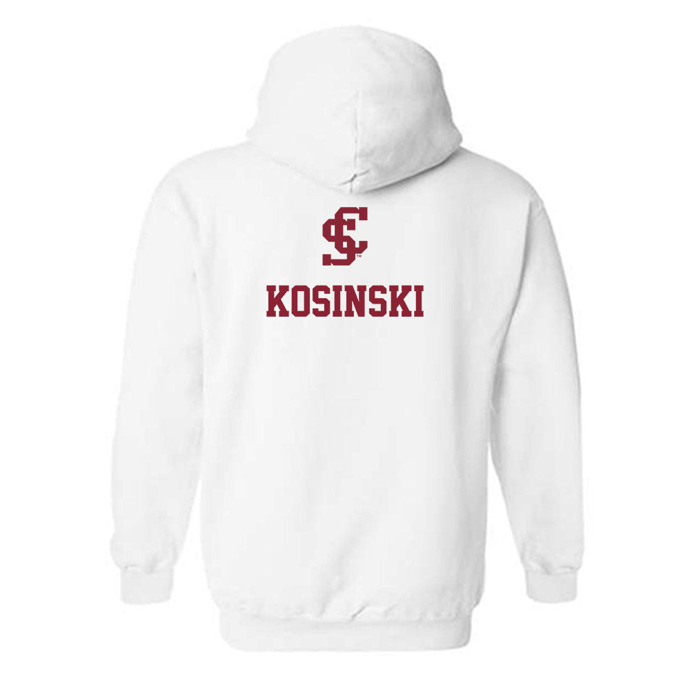 SCU - NCAA Men's Water Polo : Charles Kosinski - Hooded Sweatshirt Classic Shersey