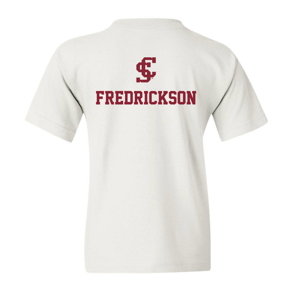 SCU - NCAA Women's Water Polo : Elle Fredrickson - Youth T-Shirt Classic Shersey