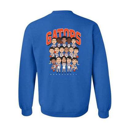 Florida - NCAA Men's Basketball : Crewneck Sweatshirt Team Caricature