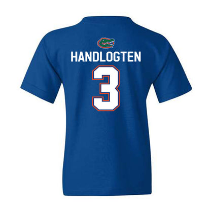 Florida - NCAA Men's Basketball : Micah Handlogten - Youth T-Shirt Sports Shersey