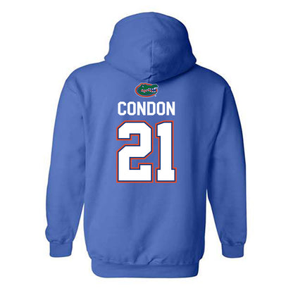Florida - NCAA Men's Basketball : Alex Condon - Hooded Sweatshirt Sports Shersey