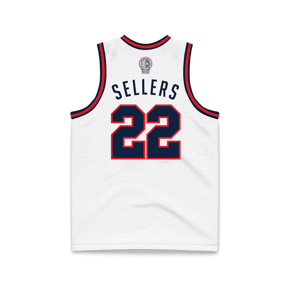 UConn - Men's Basketball Legends : Rod Sellers - White Jersey