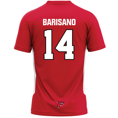 Fairfield - NCAA Men's Lacrosse : Cam Barisano - Lacrosse Jersey Red