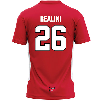 Fairfield - NCAA Men's Lacrosse : Casey Realini - Lacrosse Jersey Red