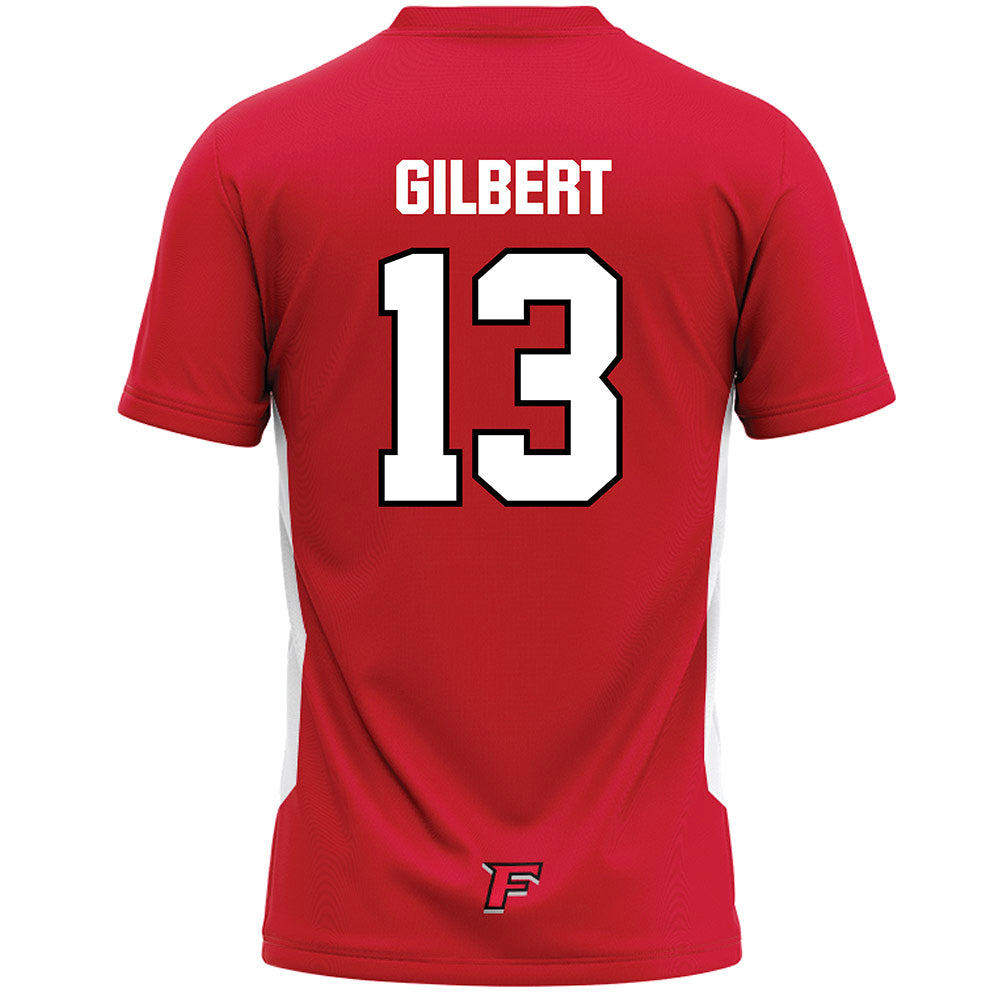 Fairfield - NCAA Men's Lacrosse : Jake Gilbert - Lacrosse Jersey Red