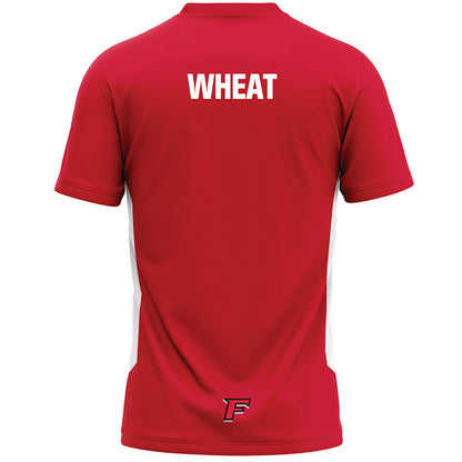 Fairfield - NCAA Men's Lacrosse : Jonathan Wheat - Lacrosse Jersey Red
