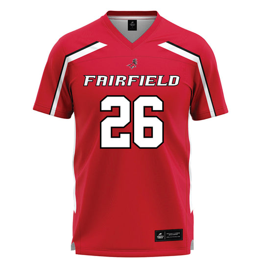 Fairfield - NCAA Men's Lacrosse : Casey Realini - Lacrosse Jersey Red