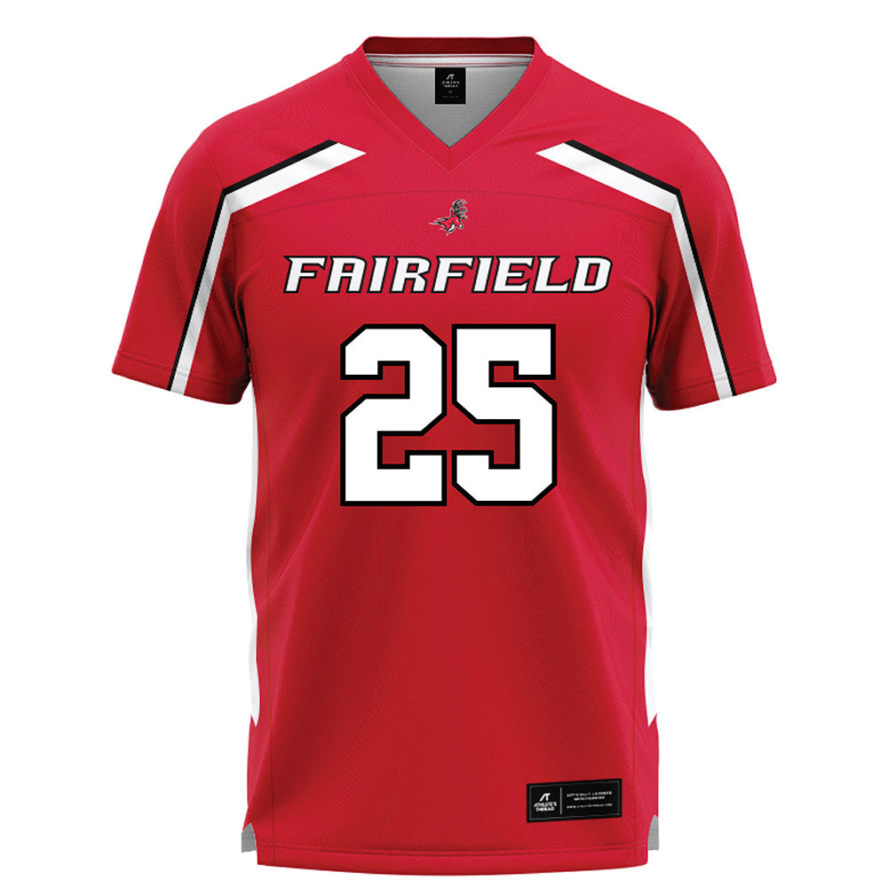 Fairfield - NCAA Men's Lacrosse : Jonathan Lewis - Lacrosse Jersey Red