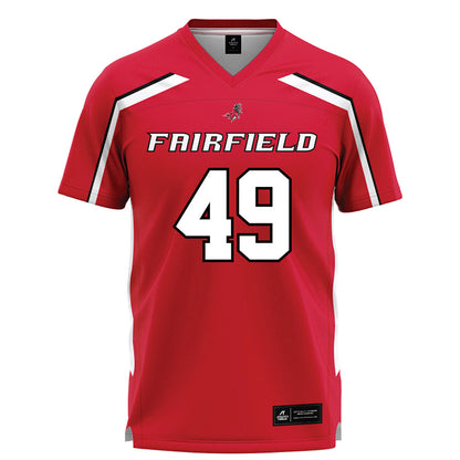 Fairfield - NCAA Men's Lacrosse : Hunter Moriarity - Lacrosse Jersey Red