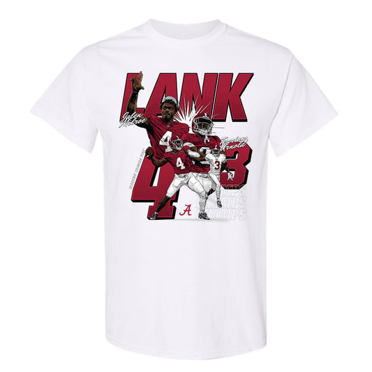 Alabama - NCAA Football : Jalen Milroe,Terrion Arnold - T-Shirt  Caricature