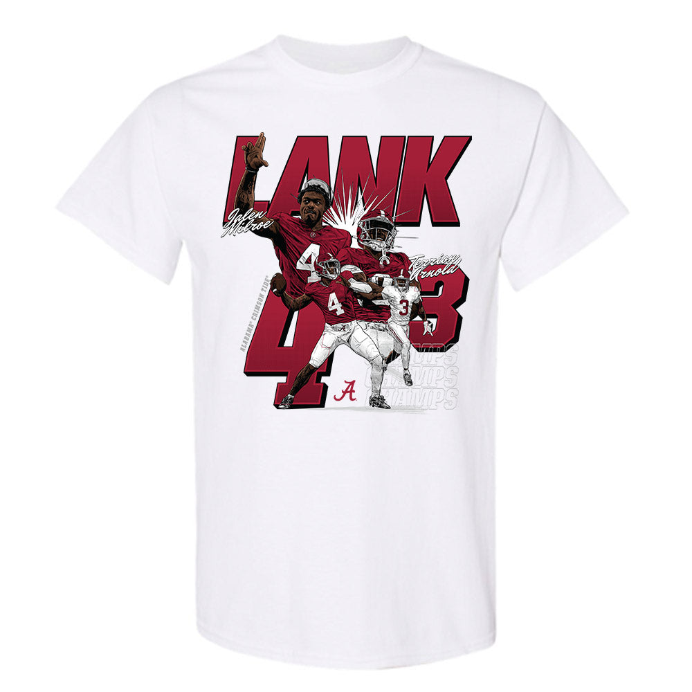 Alabama - Football Alumni : Jalen Milroe,Terrion Arnold - T-Shirt  Caricature