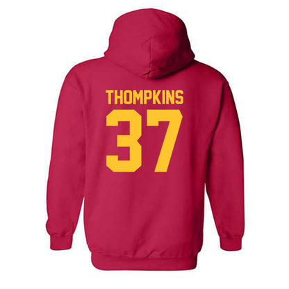 USC - NCAA Football : Devan Thompkins - Hooded Sweatshirt Classic Shersey