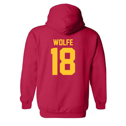 USC - NCAA Football : Jude Wolfe - Hooded Sweatshirt Classic Shersey