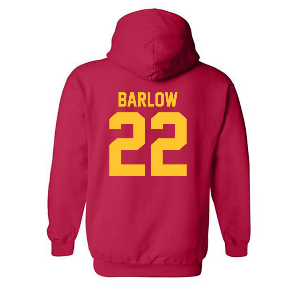 USC - NCAA Football : Darwin Barlow - Hooded Sweatshirt Classic Shersey