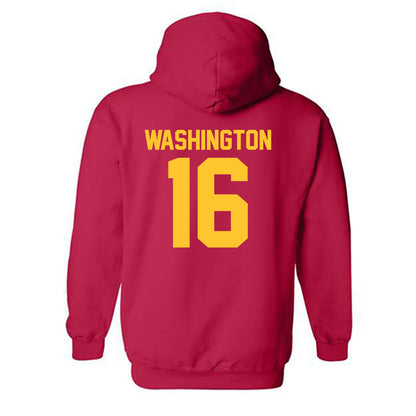 USC - NCAA Football : Tahj Washington - Hooded Sweatshirt Classic Shersey