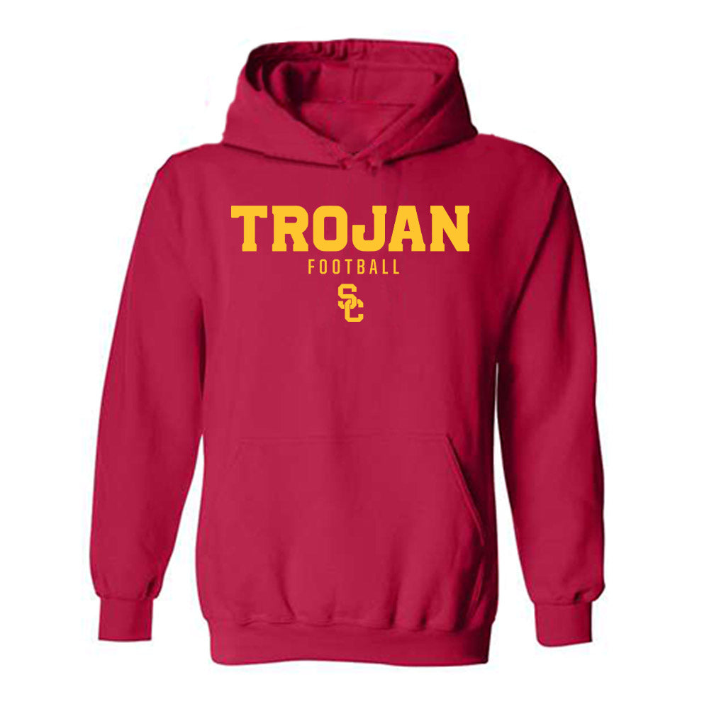 USC - NCAA Football : Austin Jones - Hooded Sweatshirt Classic Shersey