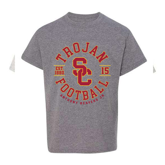 USC - NCAA Football : Anthony Beavers Jr - Youth T-Shirt Classic Fashion Shersey