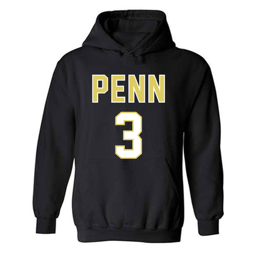 Penn High - NCAA Men's Basketball : Markus Burton - Hooded Sweatshirt Replica Shersey