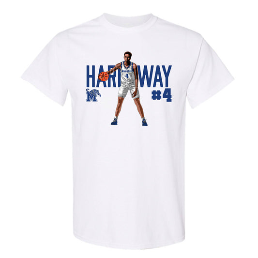 Memphis - NCAA Men's Basketball : Ashton Hardaway - T-Shirt Individual Caricature