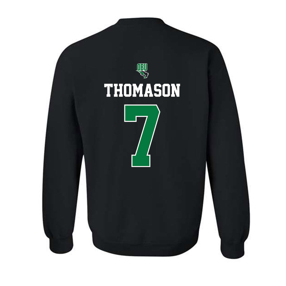 OKBU - NCAA Football : Jason Thomason - Crewneck Sweatshirt Classic Shersey