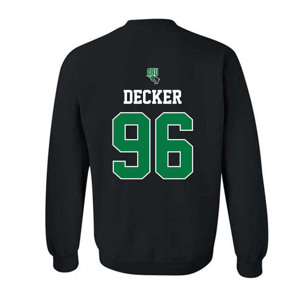 OKBU - NCAA Football : Trace Decker - Crewneck Sweatshirt Classic Shersey