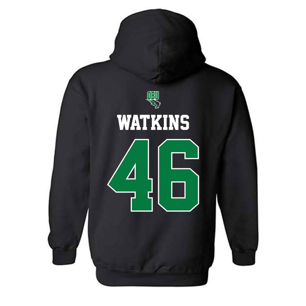 OKBU - NCAA Football : Luke Watkins - Hooded Sweatshirt Classic Shersey