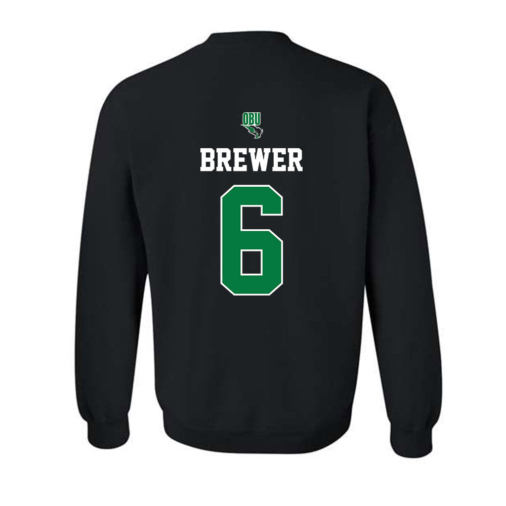 OKBU - NCAA Baseball : Jordan Brewer - Crewneck Sweatshirt Classic Shersey