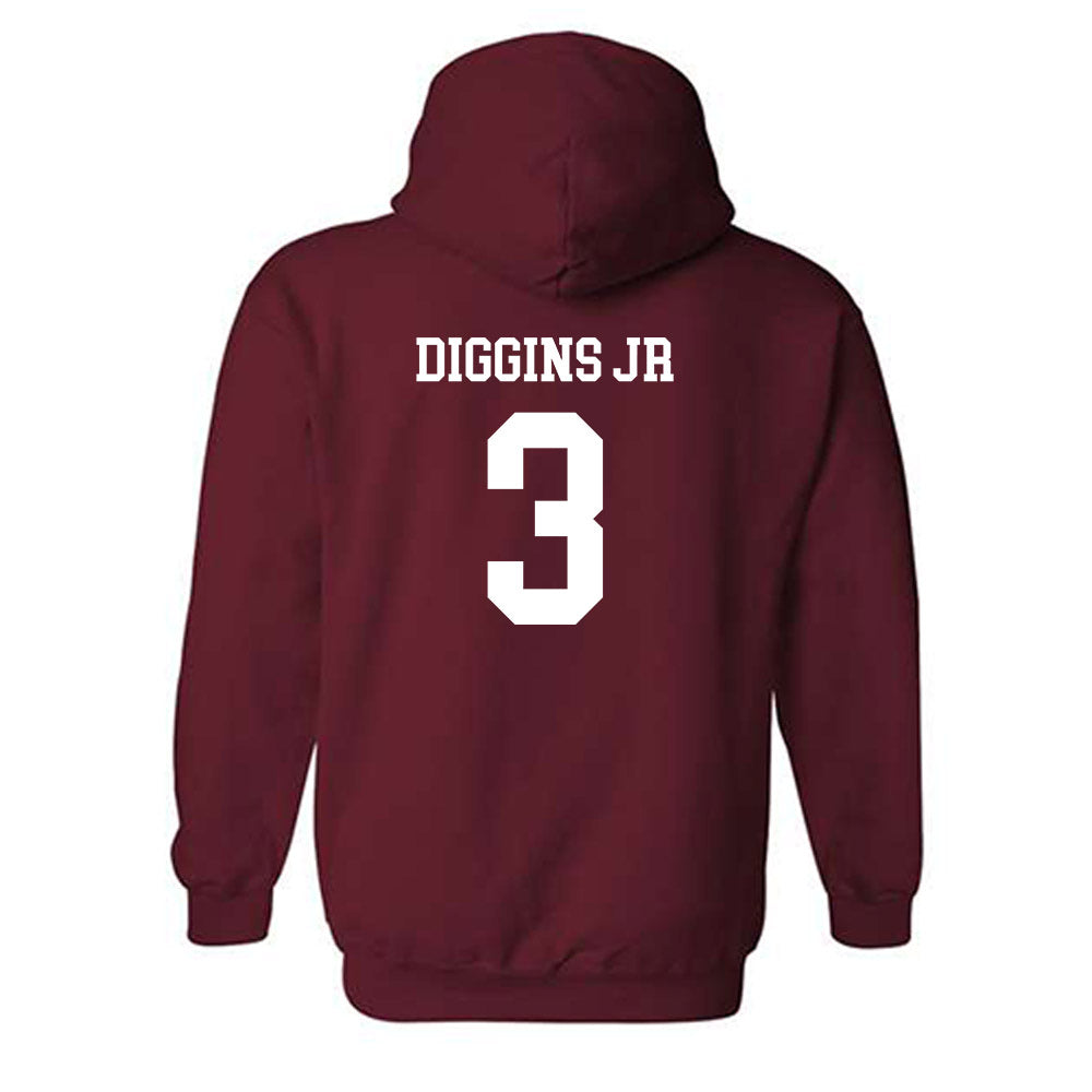UMass - NCAA Men's Basketball : Rahsool Diggins Jr - Hooded Sweatshirt Classic Shersey