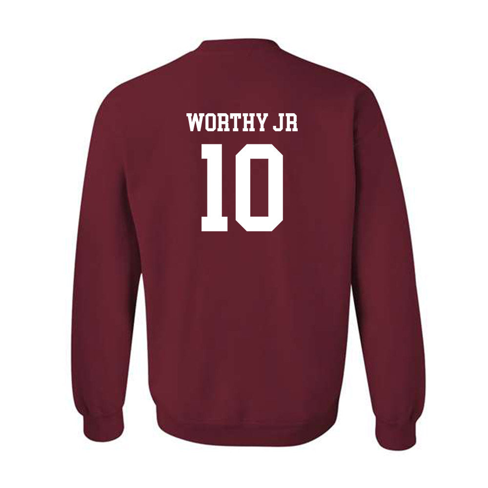 UMass - NCAA Men's Basketball : Marqui Worthy Jr - Crewneck Sweatshirt Classic Shersey