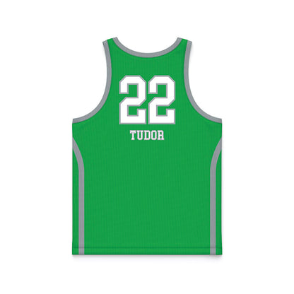 Marshall - NCAA Women's Basketball : Ashley Tudor - Green Basketball Jersey