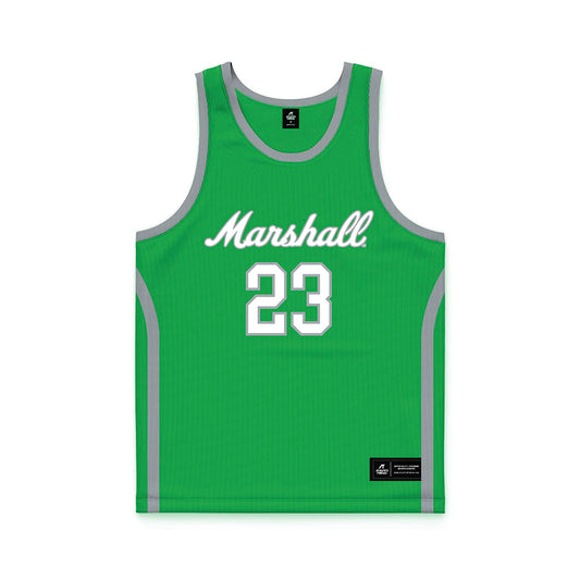 Marshall - NCAA Women's Basketball : Meredith Maier - Green Basketball Jersey