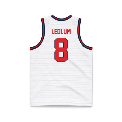 St. Johns - NCAA Men's Basketball : Chris Ledlum - Basketball Jersey White