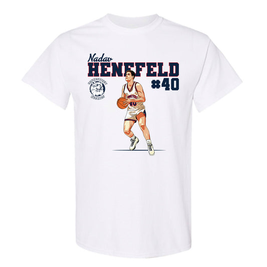 UConn - Men's Basketball Legends : Nadav Henefeld - T-Shirt Individual Caricature