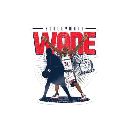 UConn - Men's Basketball Legends : Souleymane Wane - Sticker Individual Caricature