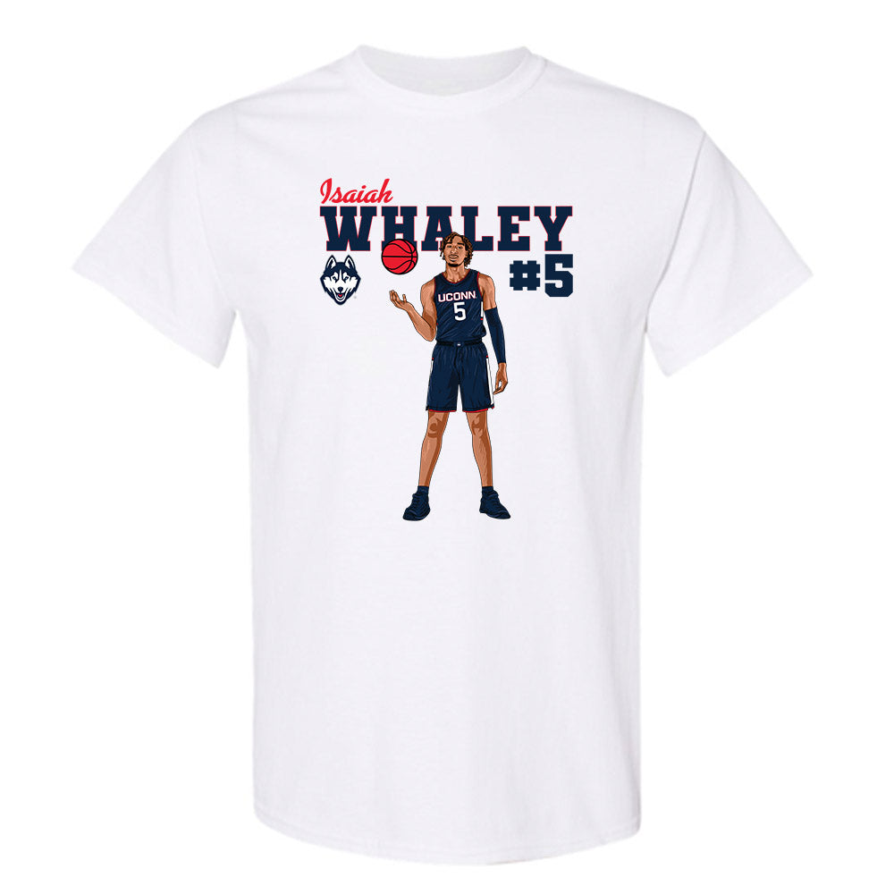 UConn - Men's Basketball Legends : Isaiah Whaley - T-Shirt Individual Caricature