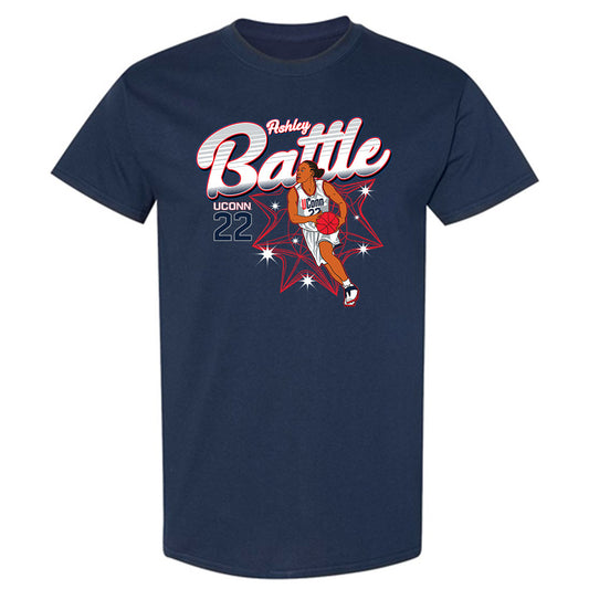 UConn - Women's Basketball Legends : Ashley Battle - T-Shirt Individual Caricature