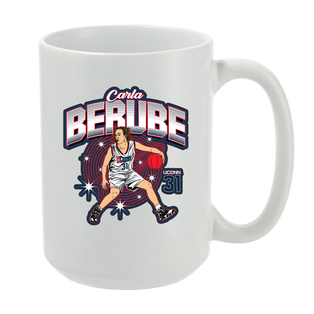 UConn - NCAA Women's Basketball : Carla Berube - Individual Caricature Mug