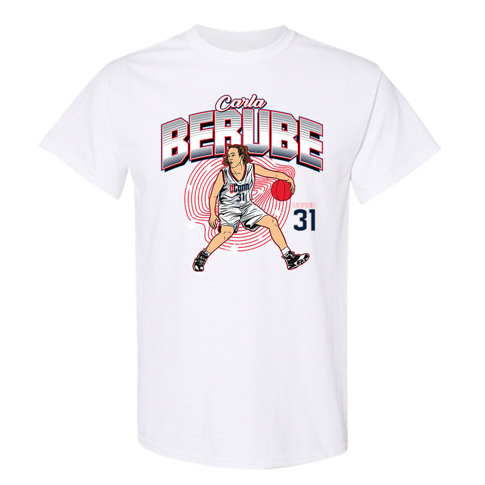UConn - Women's Basketball Legends : Carla Berube - T-Shirt Individual Caricature