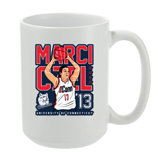 UConn - NCAA Women's Basketball : Marci Czel - Individual Caricature Mug