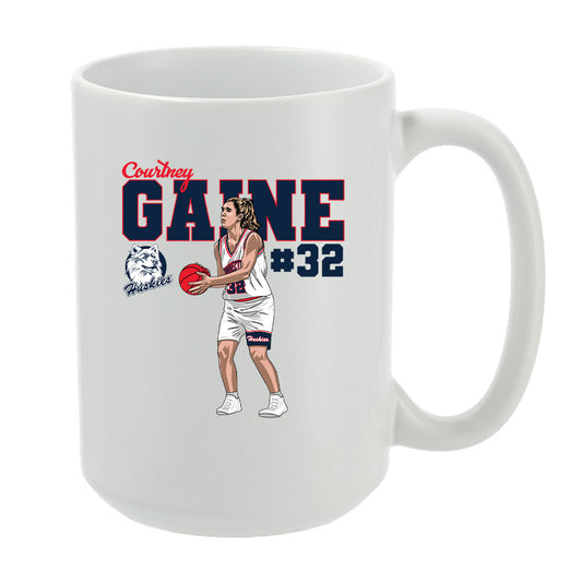 UConn - NCAA Women's Basketball : Courtney Gaine - Individual Caricature Mug